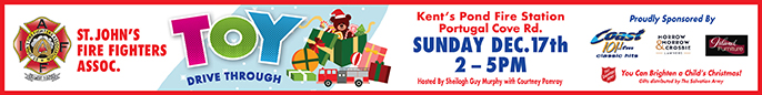 SJRFF Toy Drive web banner